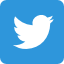 twitter logo on black background